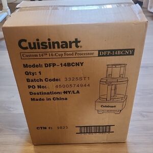 New Cuisinart Food Processor